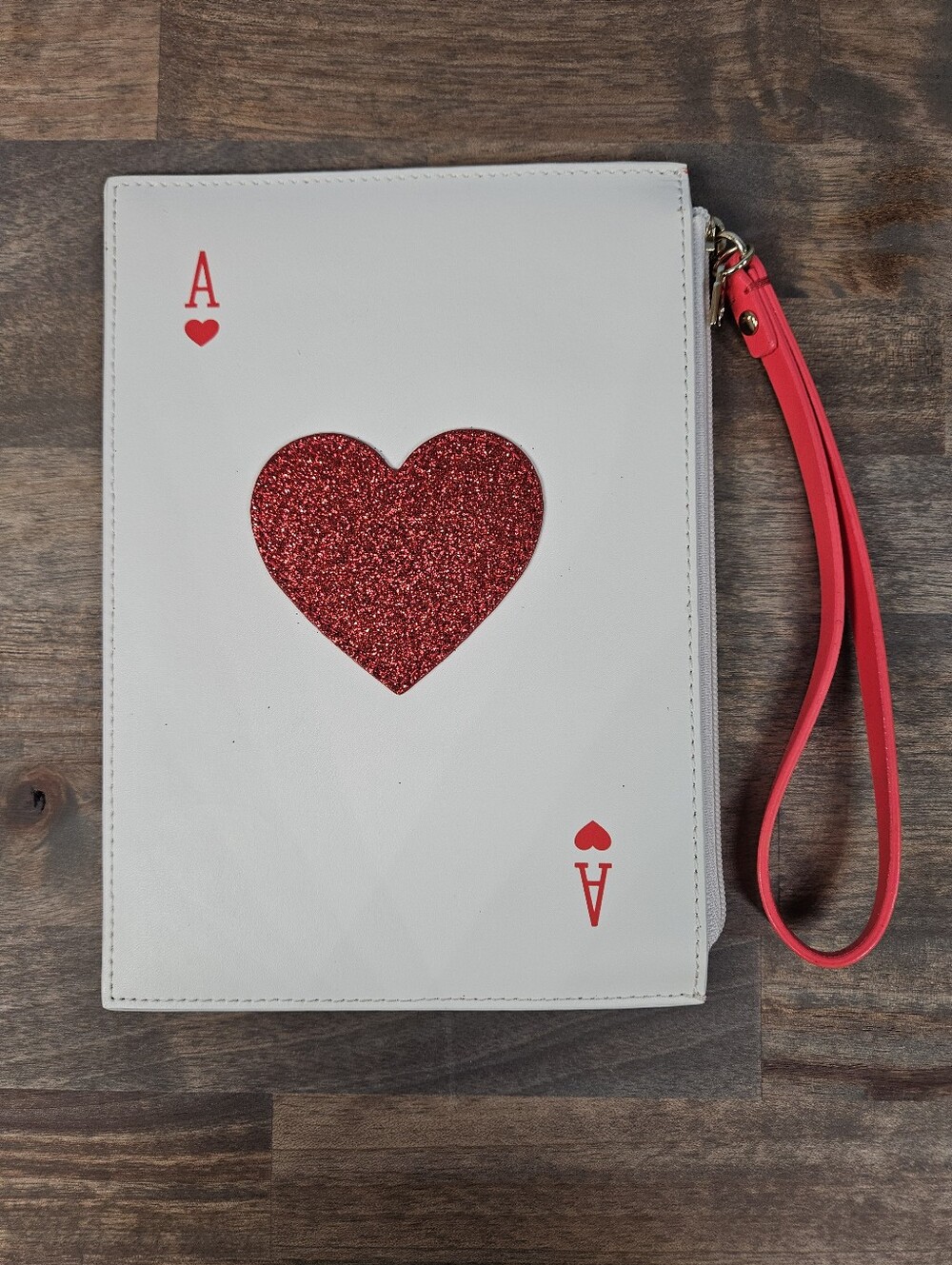 Kate Space Ace of Hearts Wristlet